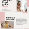eBook Skincare - Food guide