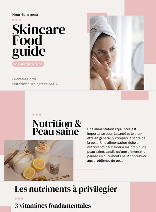 eBook Skincare - Food guide